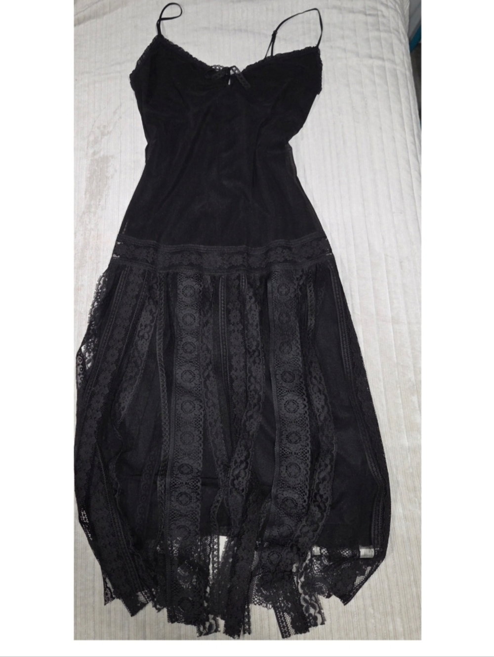 betsey johnson vintage black lace dress y2k vintage Black Label